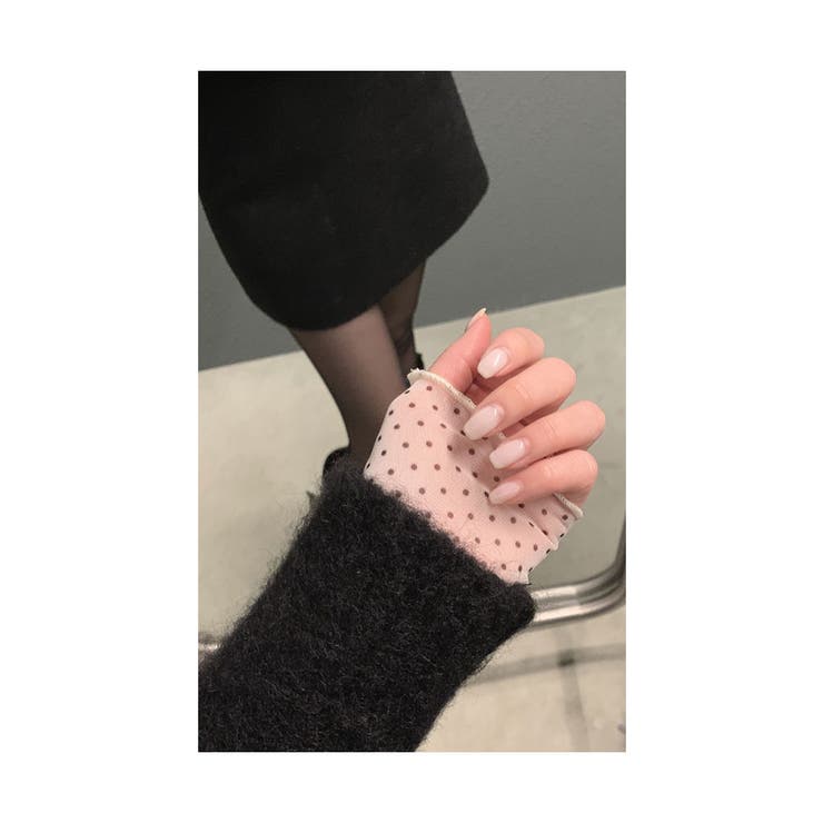トレンド感溢れるドット柄シアーチュールトップス【2月26日20時販売新作】
