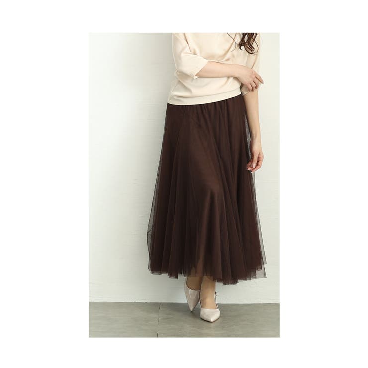 大人女性が穿きたいふんわりチュールスカート【3月1日20時販売新作】