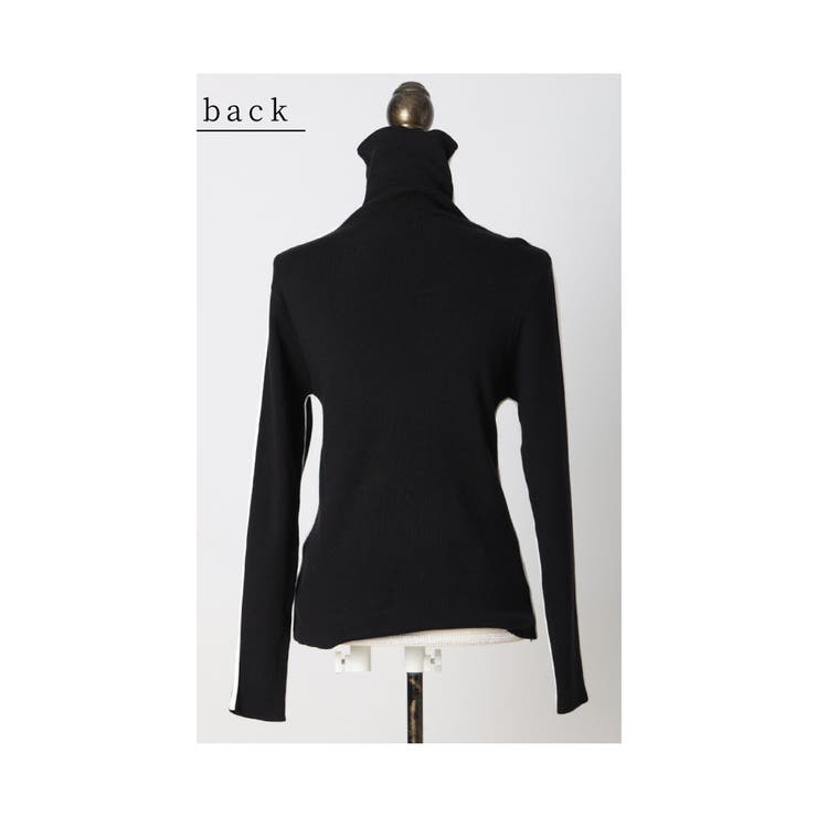 エッジを加える配色ラインニットカットソー レディース ファッション | Sawa a la mode | 詳細画像22 