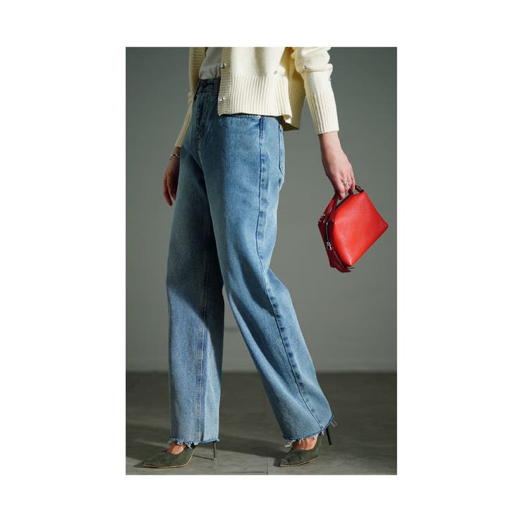 大人の垢抜けヴィンテージダメージデニムパンツ【2月27日20時販売新作】