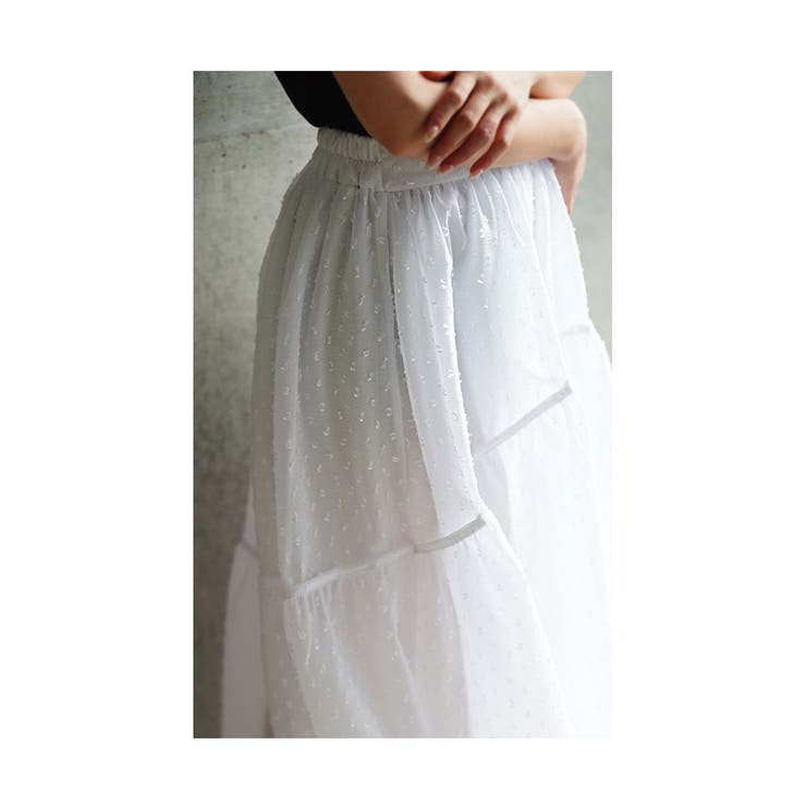 レディなリボン付きギャザーフレアスカート【3月5日20時販売新作】