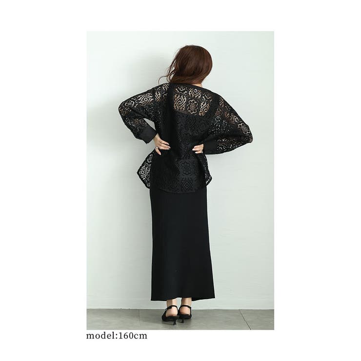 ヘルシーな大人の肌見せ透かしレースシャツブラウス レディース ファッション | Sawa a la mode | 詳細画像18 