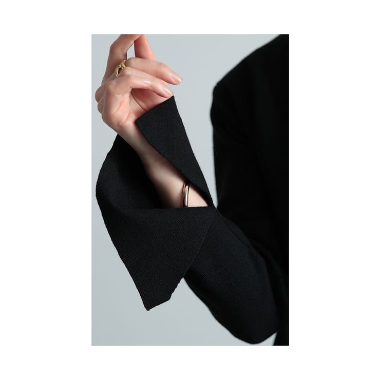 着映え力抜群な重ね着風配色ニットカーディガン レディース ファッション | Sawa a la mode | 詳細画像10 