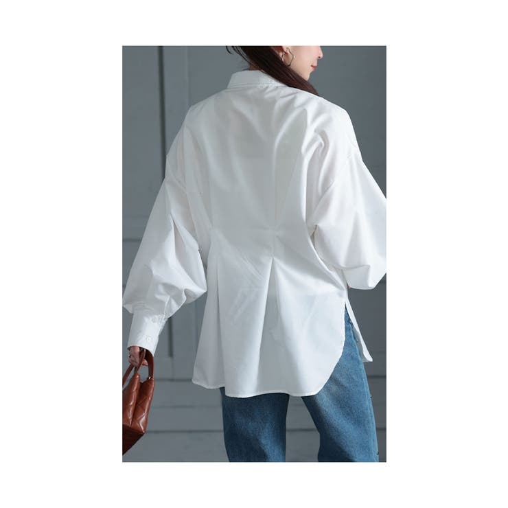 華やか大人レディなボリューム袖タックブラウス レディース ファッション | Sawa a la mode | 詳細画像14 