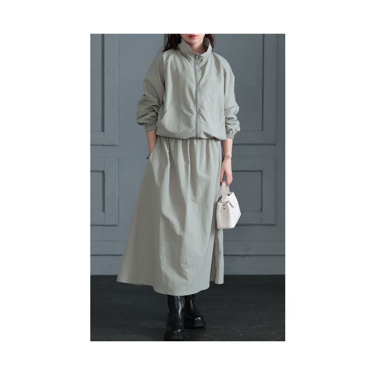 スポーツMIXにキマるブルゾン×スカートセットアップ レディース ファッション | Sawa a la mode | 詳細画像7 