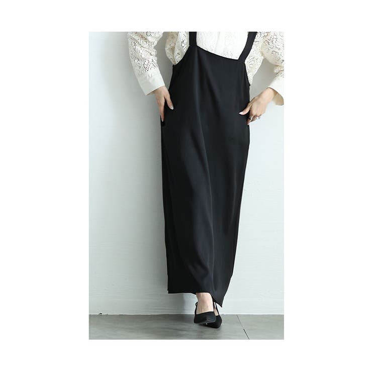 カジュアルダウンしない上品に着こなせるサロペットスカート レディース ファッション | Sawa a la mode | 詳細画像9 