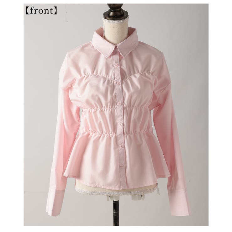 ビスチェ風ブロードシャーリングシャツ【4月9日20時販売新作】