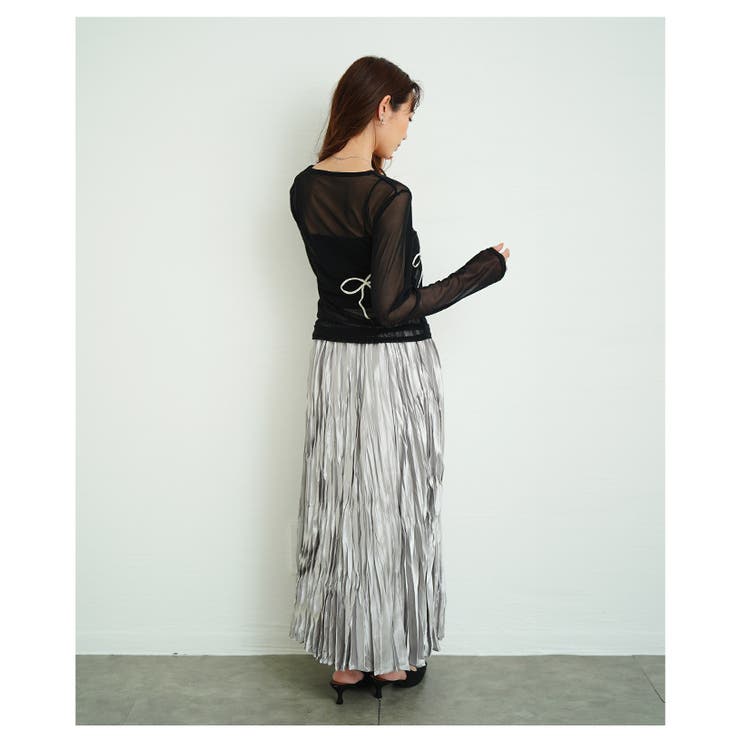 こなれた大人の可愛さ溢れるシアーリボンコード刺繍プルオーバー レディース ファッ… | Sawa a la mode | 詳細画像6 