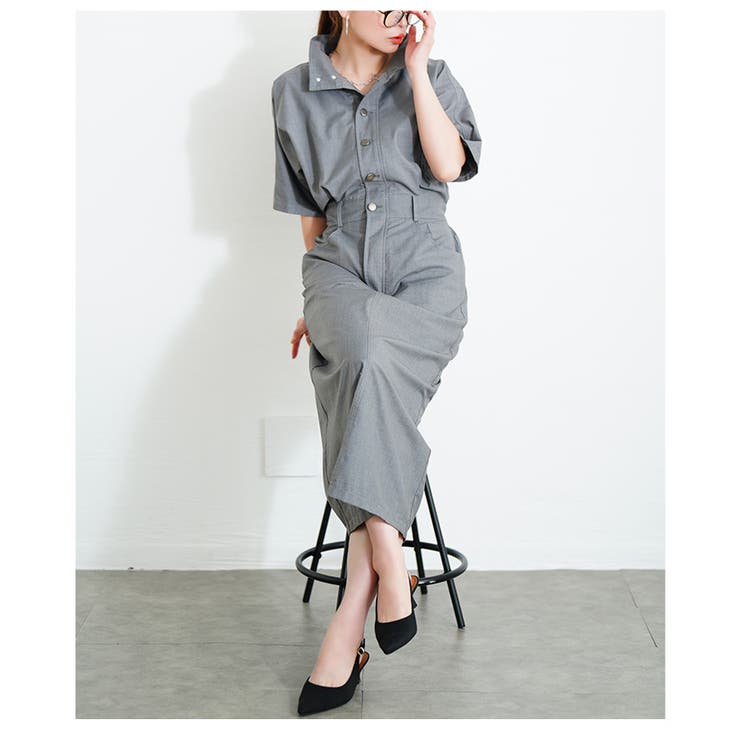 都会的スタイリッシュなハイネックシャツワンピース レディース ファッション | Sawa a la mode | 詳細画像20 