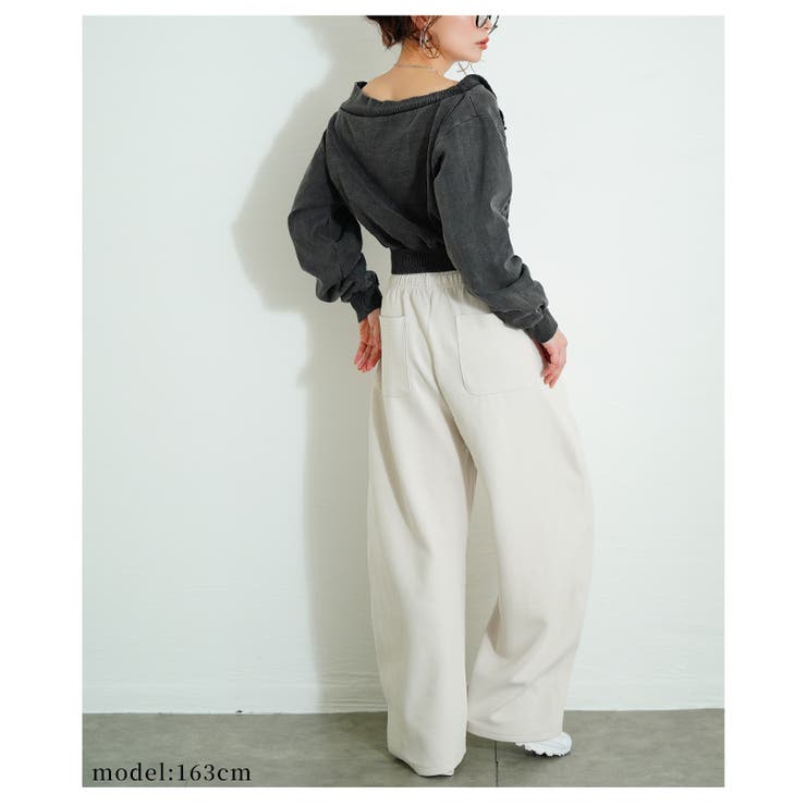 ヒトクセでこなれるジップアップショートスウェット【3月27日20時販売新作】