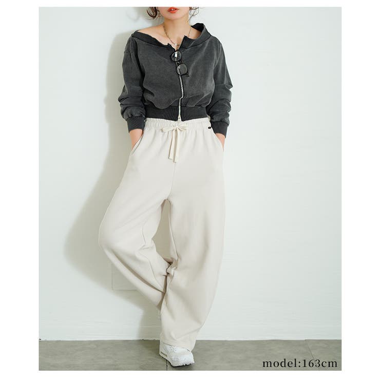 穿けばこなれるカーブニットワイドパンツ【3月27日20時販売新作】
