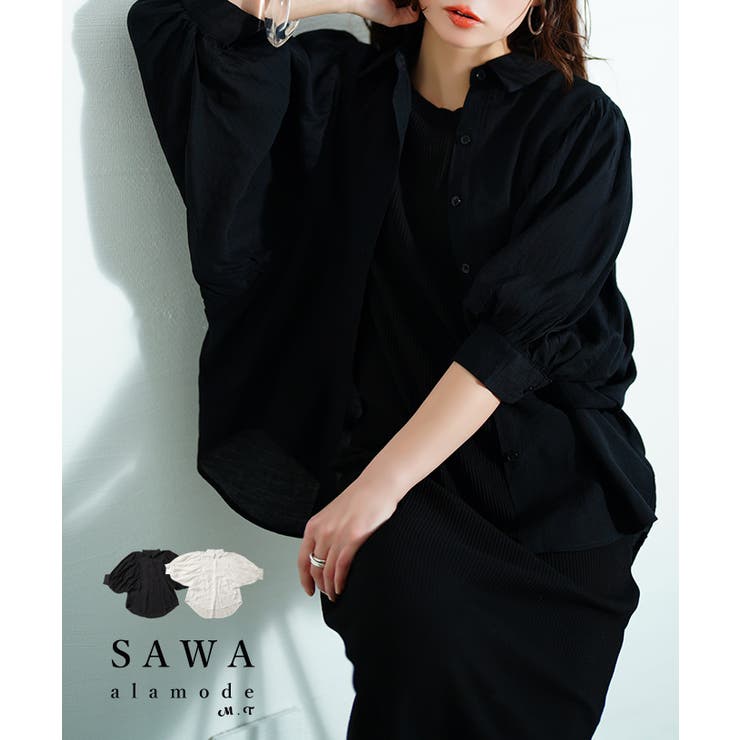 シルエットで魅せるボリューム袖ブラウス レディース ファッション | Sawa a la mode | 詳細画像1 
