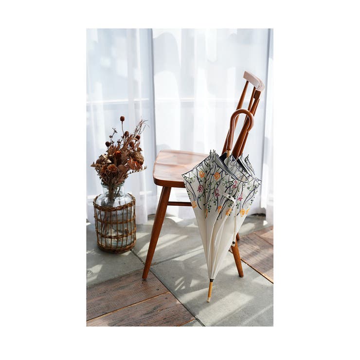 UVカット99 9%チューリップの刺繍が彩る晴雨兼用日傘 レディース | Sawa a la mode | 詳細画像24 