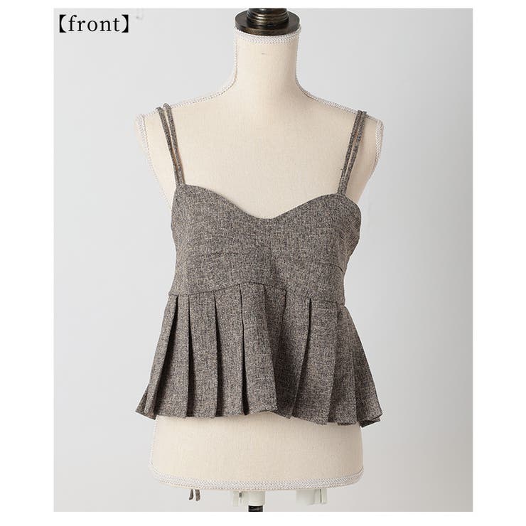 レイヤードで楽しめるトレンドライクなプリーツデザインビスチェ レディース ファッ… | Sawa a la mode | 詳細画像21 