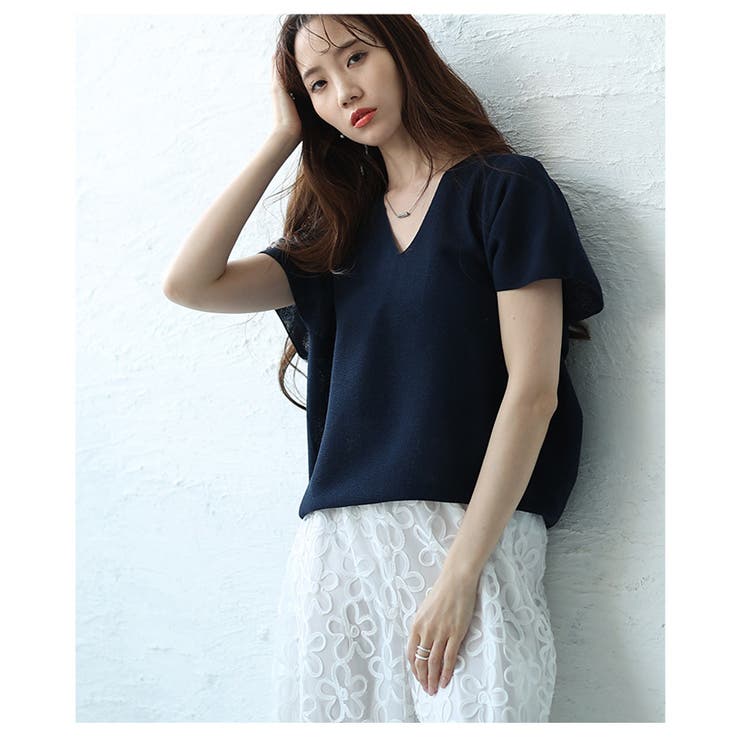 コクーンシルエットサマーニットトップス【4月30日20時販売新作】