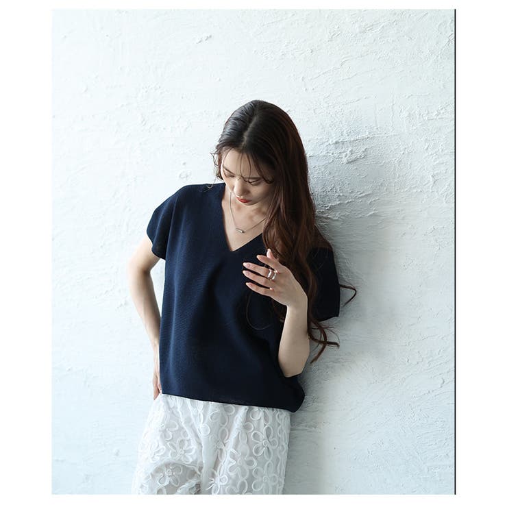 コクーンシルエットサマーニットトップス【4月30日20時販売新作】
