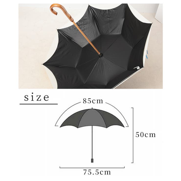 UVカット99.9%リボンモチーフ晴雨兼用日傘　【5月3日20時販売新作】
