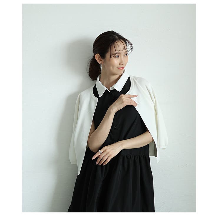 ブローチ付きコクーンカーディガン　【5月7日20時販売新作】