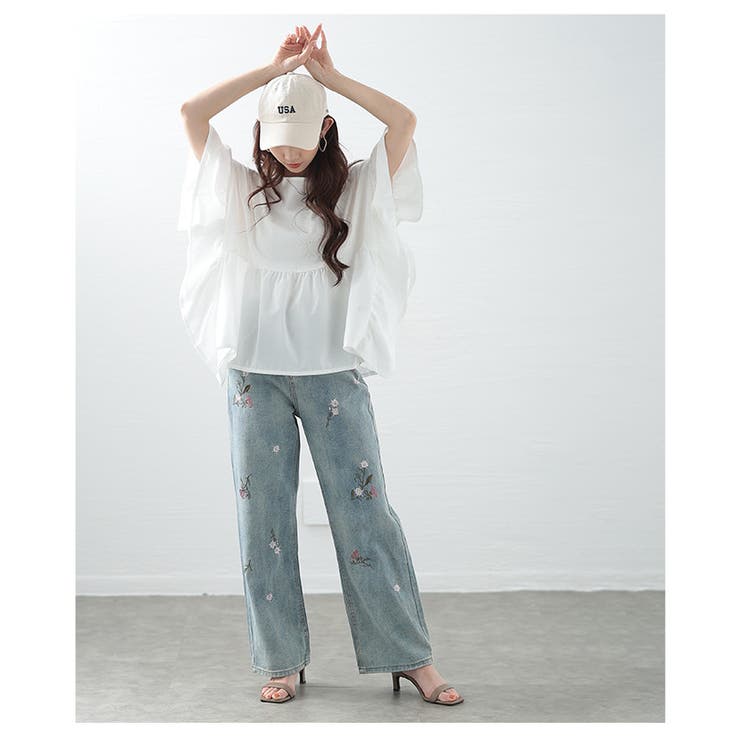 存在感引き立つたっぷりフリルプルオーバー レディース ファッション | Sawa a la mode | 詳細画像12 