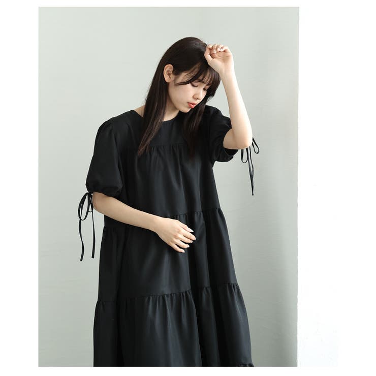 ふんわり甘めな大人のティアードワンピース【5月10日20時販売新作】