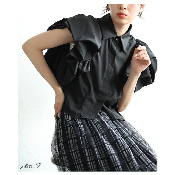 ふんわり可愛いボリュームスリーブブラウス【5月15日20時販売新作】