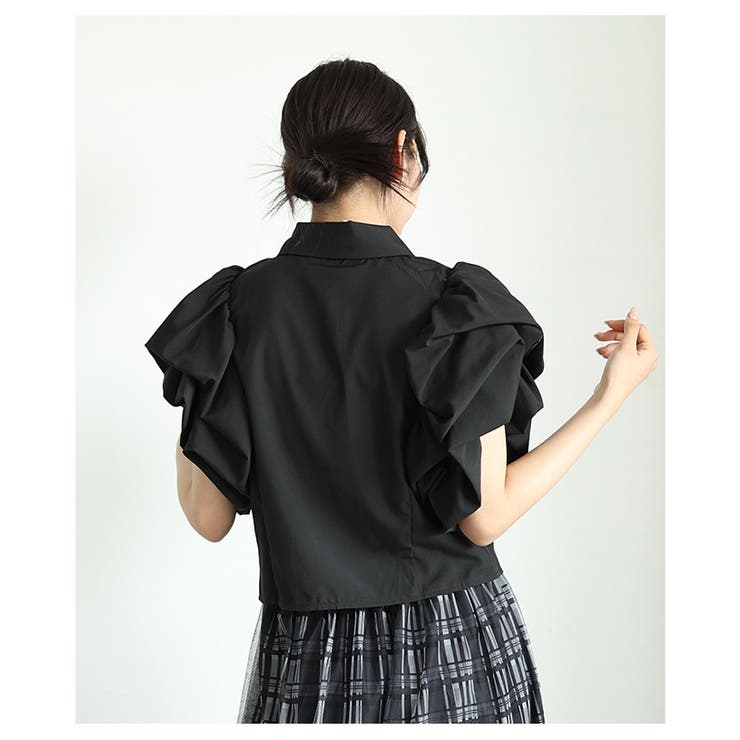 ふんわり可愛いボリュームスリーブブラウス【5月15日20時販売新作】