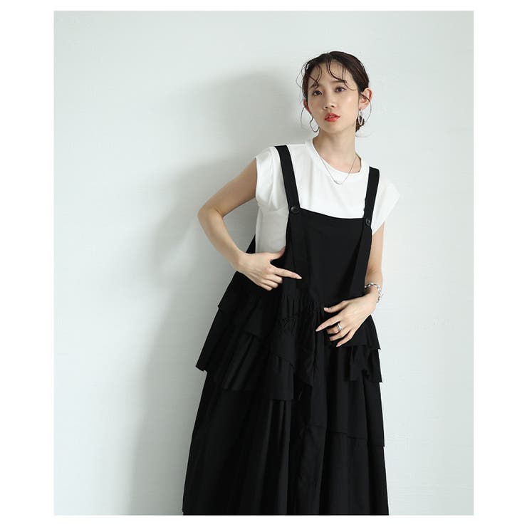 ランダムティアードジャンパースカート【5月21日20時販売新作】