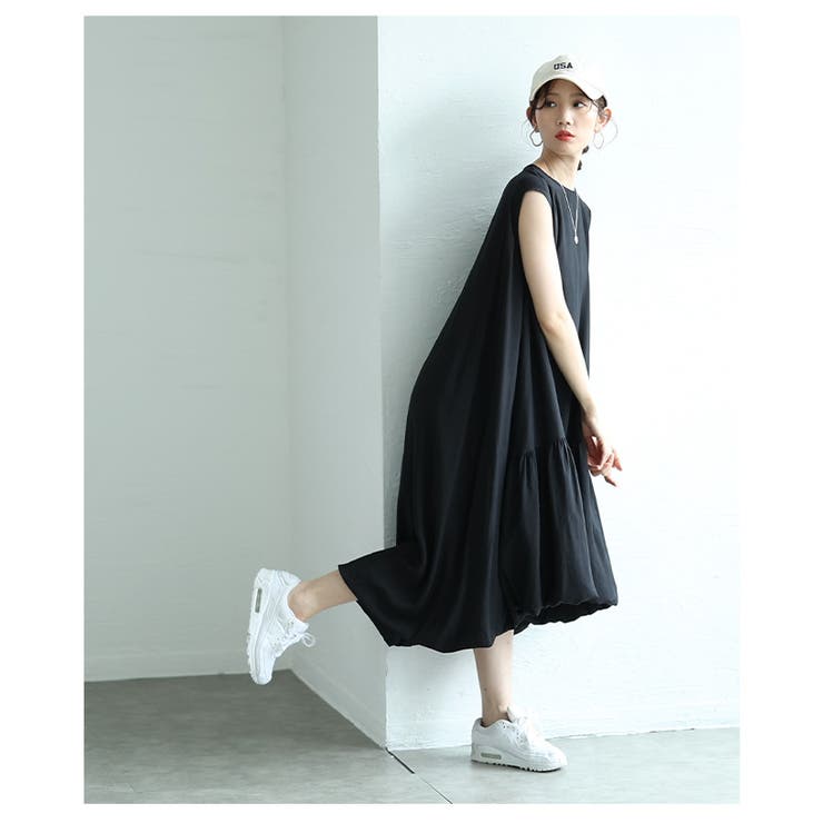 ふわりと躍るバブルヘムフィッシュテールワンピース【5月29日20時販売新作】