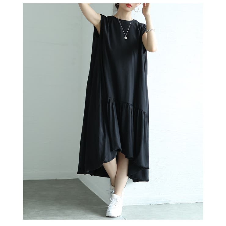 ふわりと躍るバブルヘムフィッシュテールワンピース【5月29日20時販売新作】