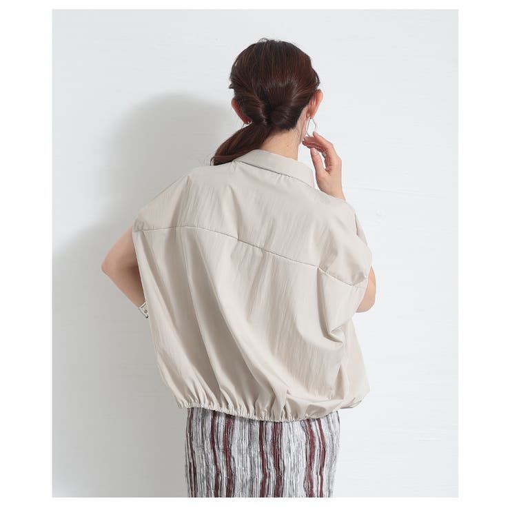 シルエットで差をつける大人の抜け感バルーンシャツブラウス レディース ファッション | Sawa a la mode | 詳細画像8 