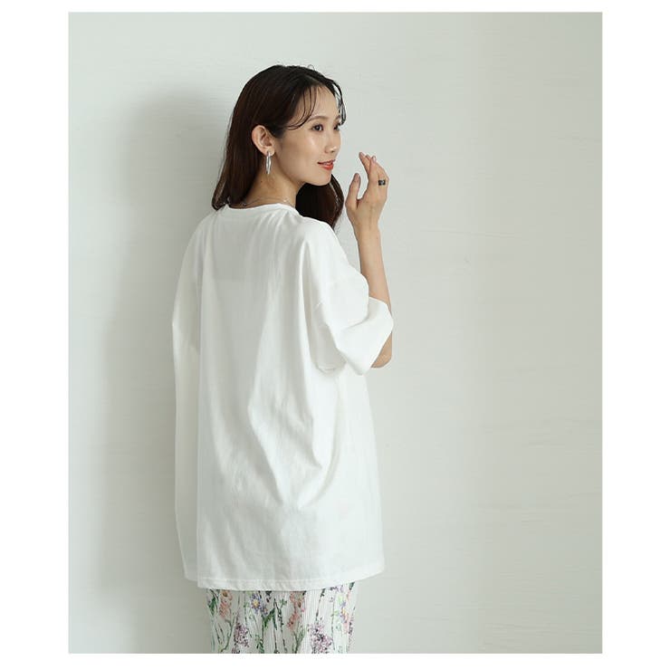 レトロな絵画が魅了するパネルプリントビッグTシャツ【6月11日20時販売新作】