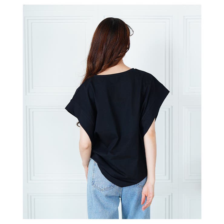 ヴィンテージモードなプリントコットンTシャツ【6月26日20時販売新作】