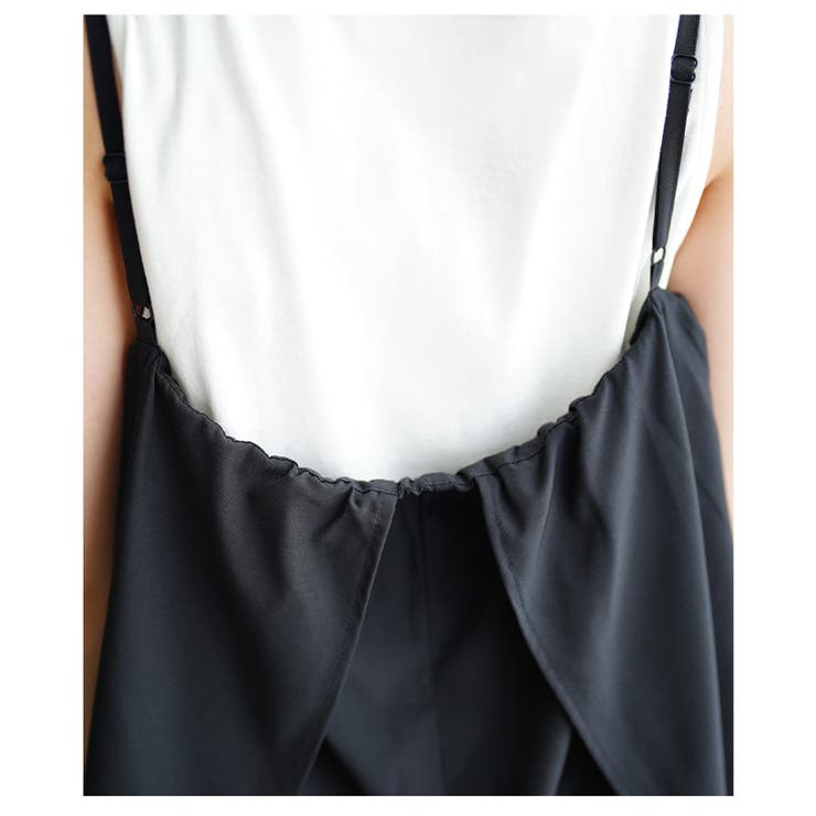 バックスリットキャミソールサロペットパンツ【6月26日20時販売新作】