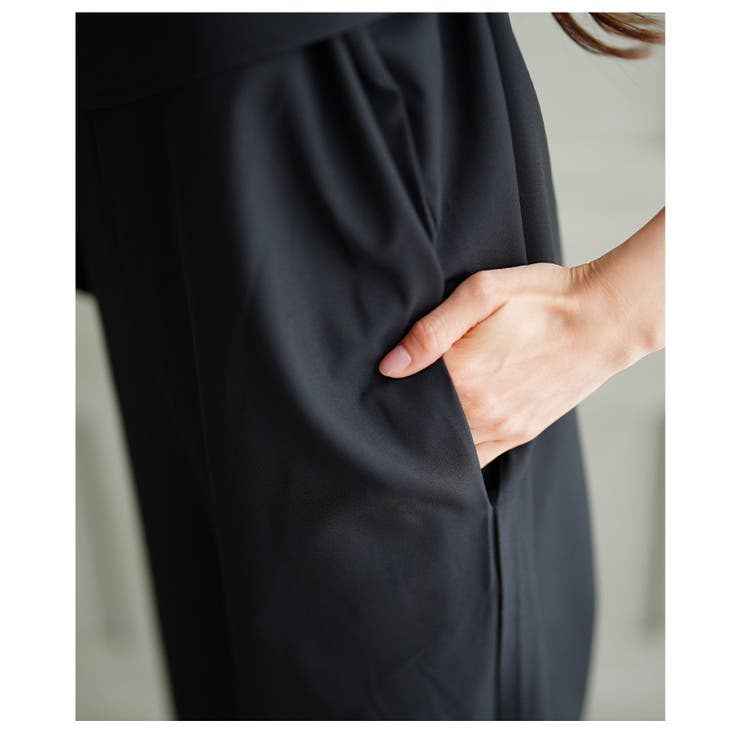 バックスリットキャミソールサロペットパンツ【6月26日20時販売新作】