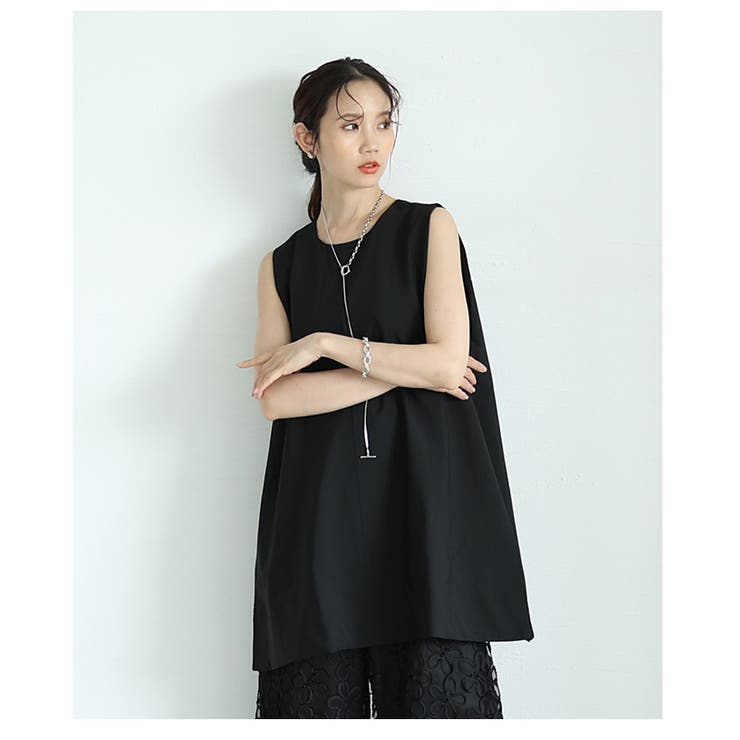 バックスタイルで差をつけるAラインチュニック【6月30日20時販売新作】