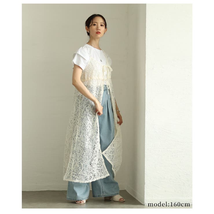 K*✨様 LALI 刺繍入り長袖ワンピース サイズ5 刺繍ワンピース ワンピース レディース 長袖 ロング 送料無料・8