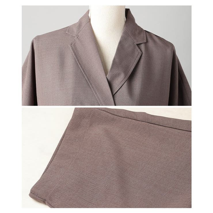 羽織るだけで雰囲気纏うテーラードオーバーダブルジャケット レディース ファッショ… | Sawa a la mode | 詳細画像23 