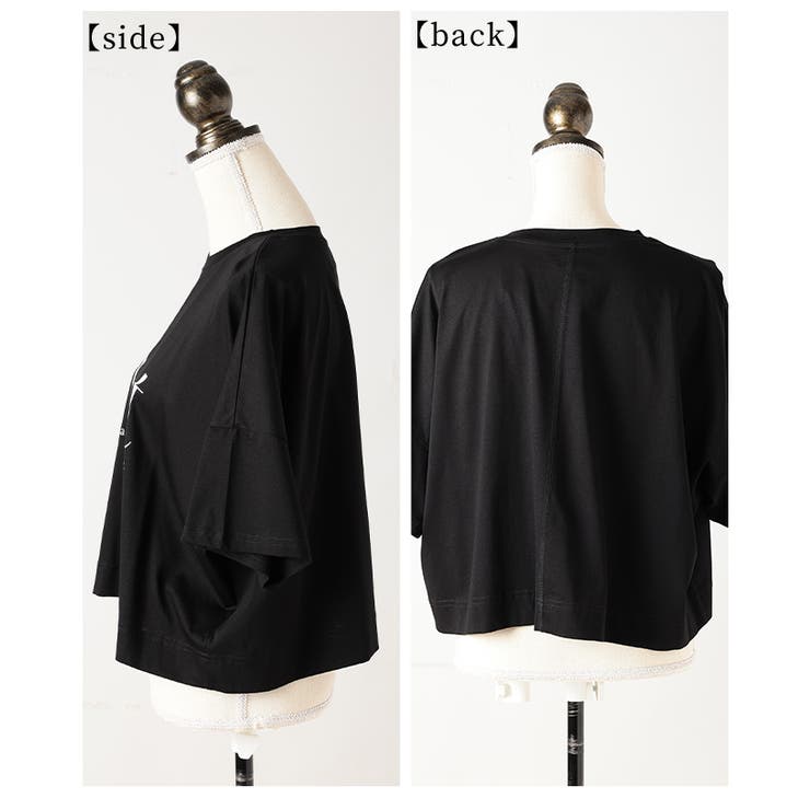 一枚で垢抜ける大胆ロゴが目を惹くオーバーシルエットTシャツ レディース ファッシ… | Sawa a la mode | 詳細画像22 