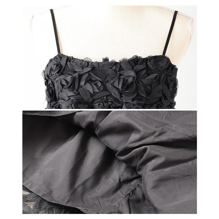 唯一無二の華やぎ纏う立体ローズフレアキャミソール レディース ファッション | Sawa a la mode | 詳細画像23 