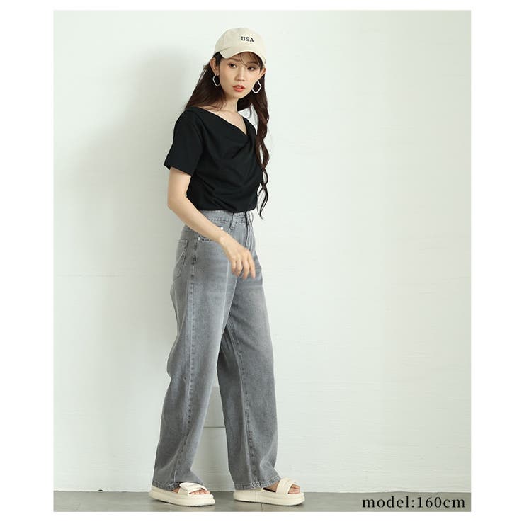美しい拘りを秘めたドレープデザインコットンカットソー レディース ファッション | Sawa a la mode | 詳細画像18 
