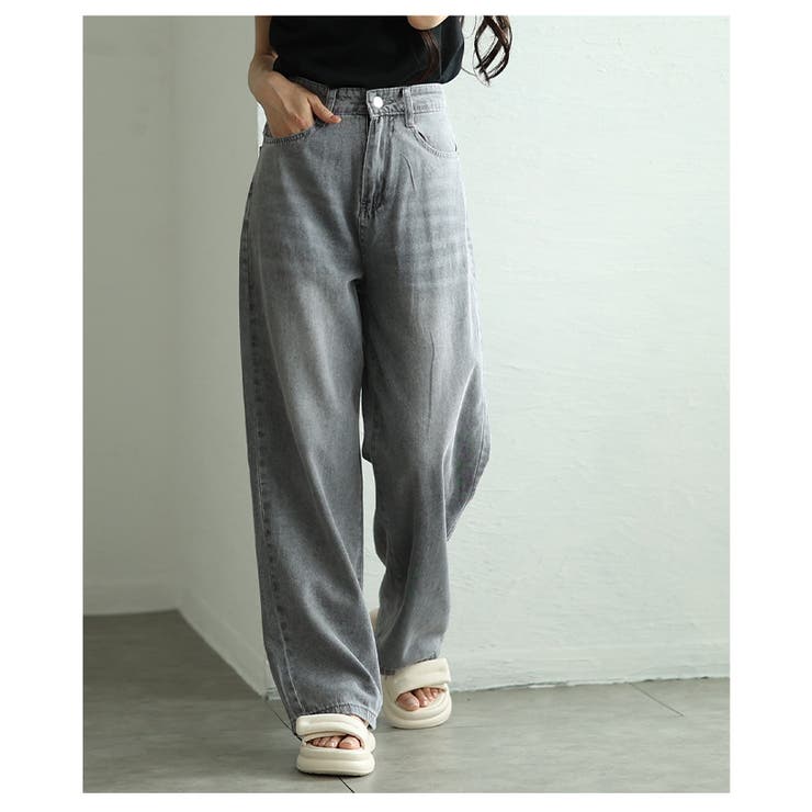 洗練度高まる色合いとヴィンテージムードでこなれるルーズデニムパンツ レディース … | Sawa a la mode | 詳細画像18 