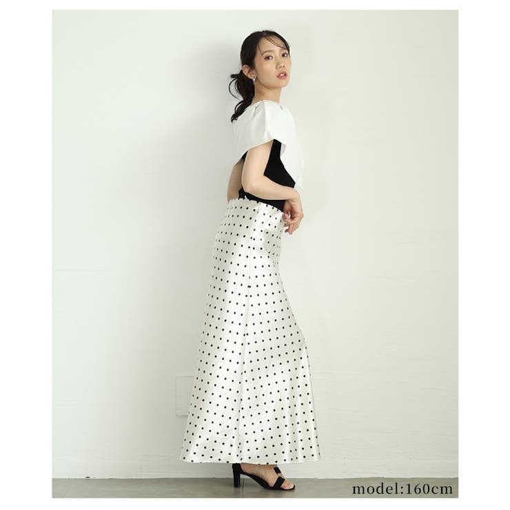 ランクアップする品の良さを纏うオフショルダー風異素材ケープトップス レディース … | Sawa a la mode | 詳細画像9 