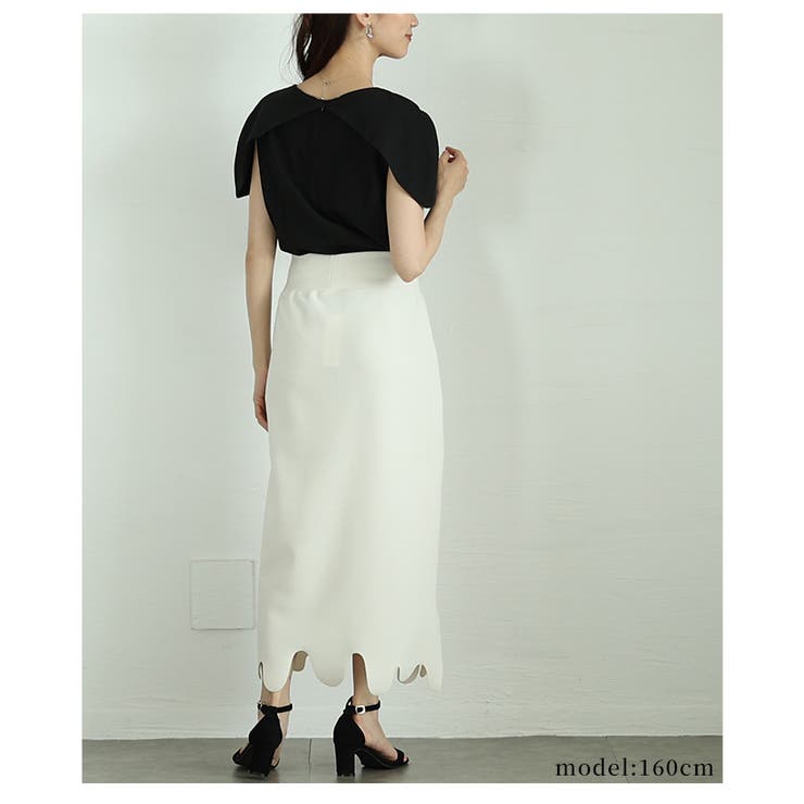 ドラマティックな襟元で視線を奪うケープデザインブラウス レディース ファッション | Sawa a la mode | 詳細画像16 