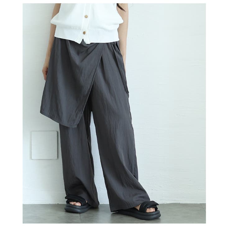 ラップ風カフェパンツ【8月16日20時販売新作】