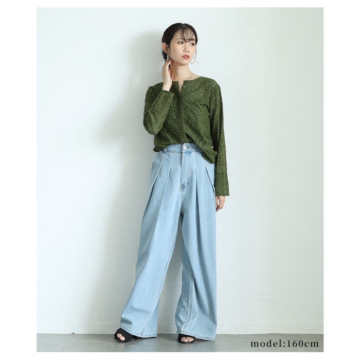 刺繍で描いたエアリーな風合いを纏うコットンブラウス レディース ファッション | Sawa a la mode | 詳細画像4 