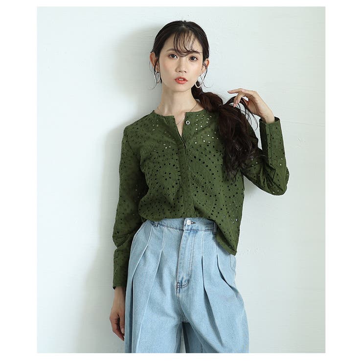 刺繍で描いたエアリーな風合いを纏うコットンブラウス レディース ファッション | Sawa a la mode | 詳細画像11 