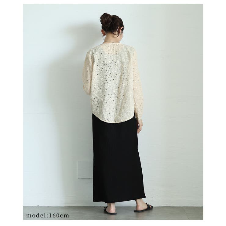 刺繍で描いたエアリーな風合いを纏うコットンブラウス レディース ファッション | Sawa a la mode | 詳細画像19 