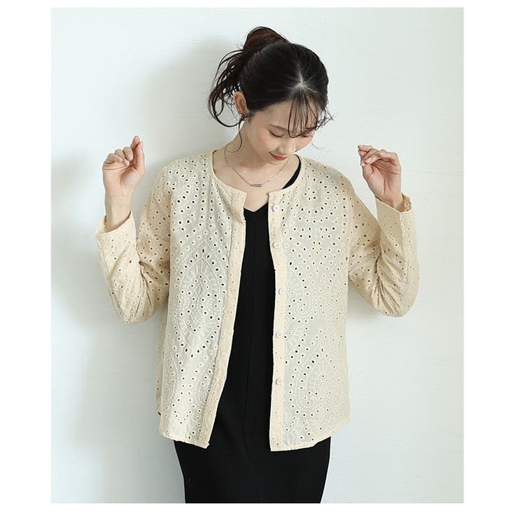 刺繍で描いたエアリーな風合いを纏うコットンブラウス レディース ファッション | Sawa a la mode | 詳細画像20 