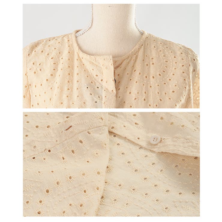刺繍で描いたエアリーな風合いを纏うコットンブラウス レディース ファッション | Sawa a la mode | 詳細画像23 