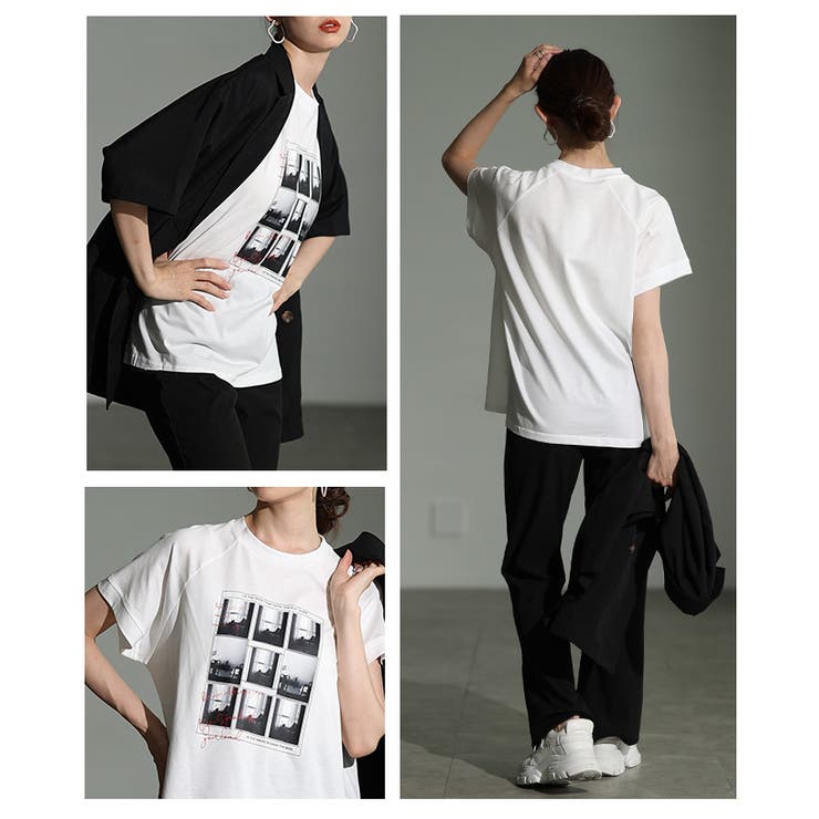 多機能グラフィックプリントTシャツ【8月27日20時販売新作】